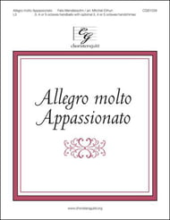 Allegro Molto Appassionato Handbell sheet music cover Thumbnail